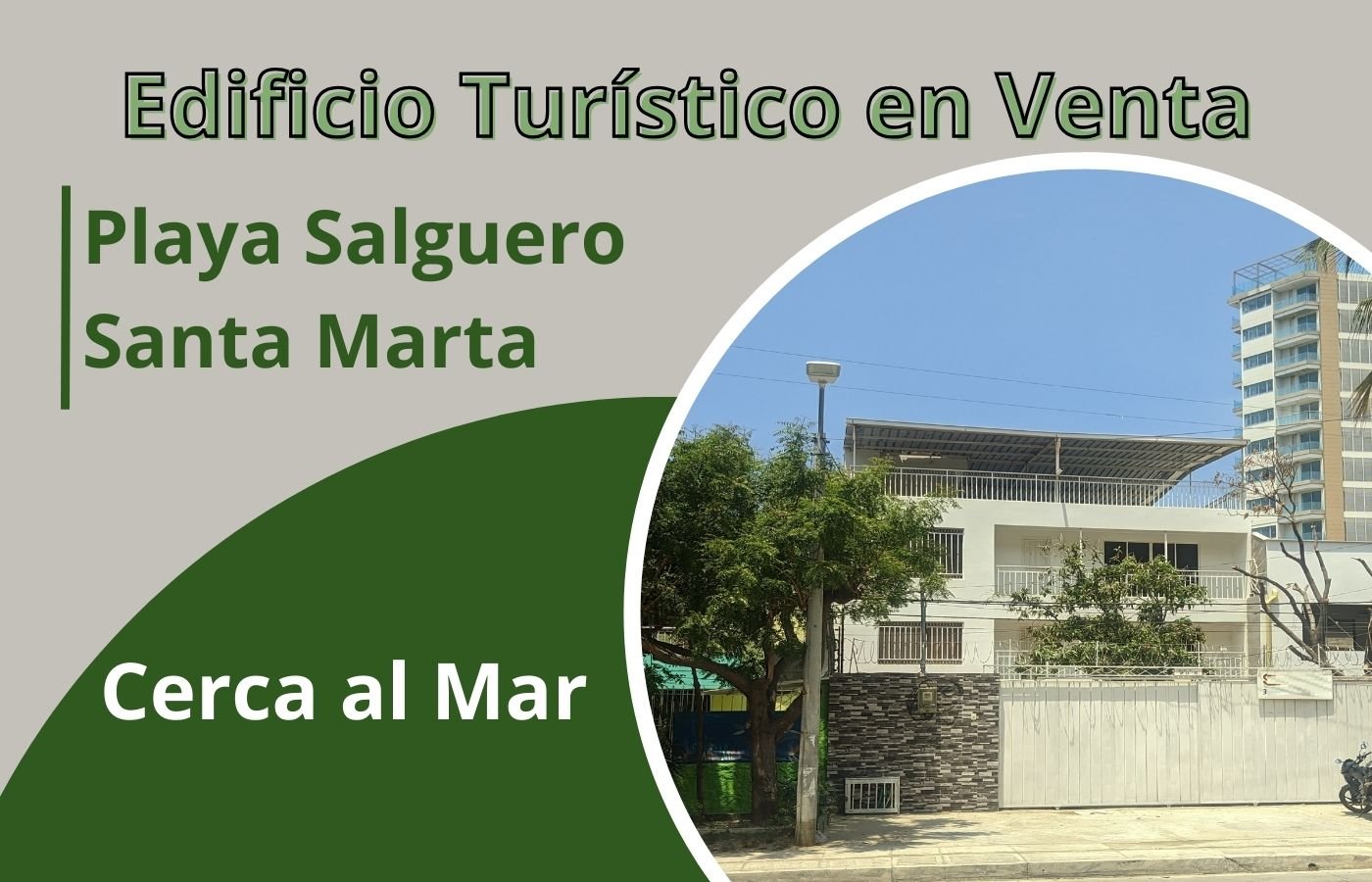 Edificio de apartamentos en venta para renta turistica en Playa Salguero, Santa Marta