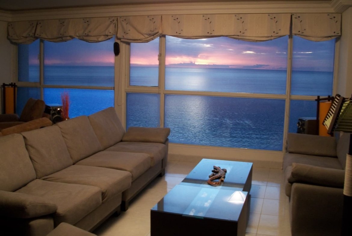 Vista desde la sala del apartamento