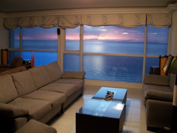 Vista desde la sala del apartamento