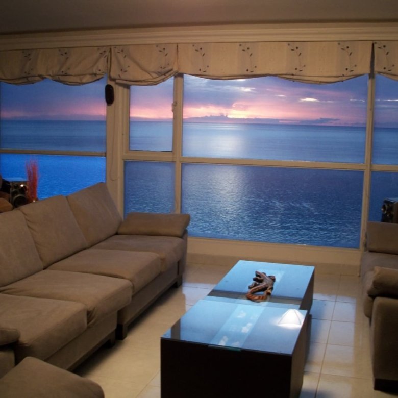 Vista desde la sala del apartamento